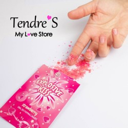 BONBONS PETILLANTS FRAISE "EXPLOSIVE KISS" DE "SECRET PLAY"