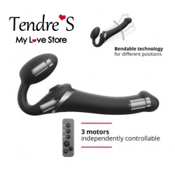 Love toys LOVE TOY CEINTURE SANS CEINTURE VIBRANT NOIR STRAP ON ME TAILLE: M