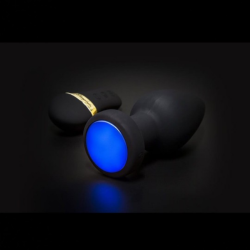 Plugs & Chapelets Anals PLUG VIBRANT ZEUS AVEC LED A TELECOMMANDE DE YRANUS TAILLE S