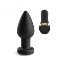Plugs & Chapelets Anals PLUG VIBRANT ZEUS AVEC LED A TELECOMMANDE DE YRANUS TAILLE S