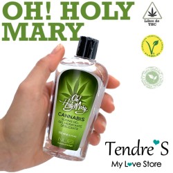 LUBRIFIANT GEL CANNABIS CHAUFFANT "OH! HOLY MARY" 100 ML