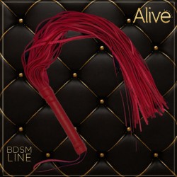 MARTINET ROUGE SIMILICUIR LONG DE "ALIVE"