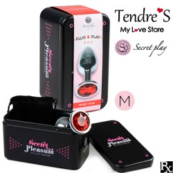 Plugs & Chapelets Anals PLUG METAL ROUGE TAILLE M DE SECRET PLAY
