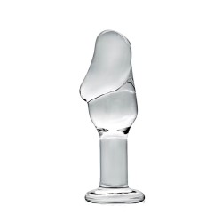 PLUG EN VERRE TRANSPARENT N°24 DE "GLOSSY"