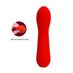 SEXTOY "FAUN" ROUGE ULTRA DOUX DE "PRETTYLOVE"