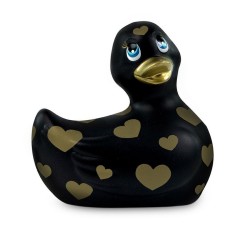 CANARD VIBRANT NOIR ET OR ROMANCE "I RUB MY DUCKIE 2.0" DE "BIG TEAZE TOYS"