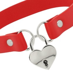 COLLIER COQUETTE ROUGE CADENAS COEUR