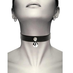 COLLIER COQUETTE CHIC NOIR GRELOT