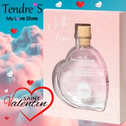 GEL DE MASSAGE INTIME GOURMAND BARBE A PAPA ET CHAUFFANT DE EXSENS