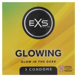 PRESERVATIF PHOSPHORESCENT X3 GLOWING CONDOMS EXS