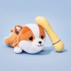 Love toys TROUSSE PELUCHE SHIBAE AVEC SEXTOY JAUNE VIBRANT DE FRIDAY BAE