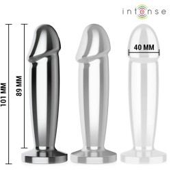 Plugs & Chapelets Anals PLUG METAL VIBRANT TELECOMMANDE TAILLE M DE INTENSE