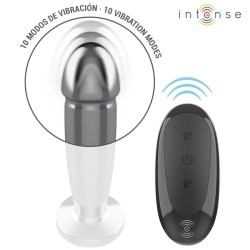 PLUG METAL VIBRANT TELECOMMANDE TAILLE M DE INTENSE