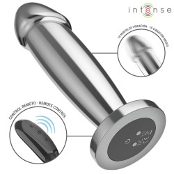 PLUG METAL VIBRANT TELECOMMANDE TAILLE M DE INTENSE