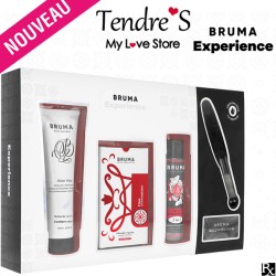 COFFRET KIT BRUMA EXPERIENCE VIBRANT ORGASMIQUE BUBBLE GUM