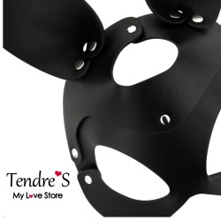 Accessoires MASQUE EN CUIR NOIR VEGETALIEN DE COQUETTE CHIC DESIRE
