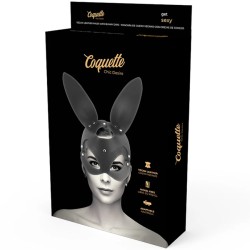 MASQUE EN CUIR NOIR VEGETALIEN DE COQUETTE CHIC DESIRE