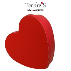 Accessoires BOITE DE RANGEMENT ROUGE EN FORME DE COEUR