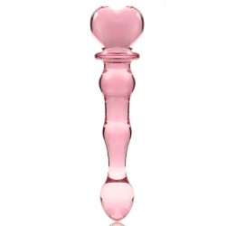 LOVE TOY EN VERRE TRANSPARENT ROSE N°21 DE NEBULA SERIES