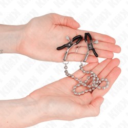 Accessoires PINCES A TETONS AVEC BOULES DE CHAINETTE DE KINK