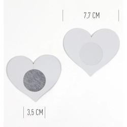 Accessoires CACHES TETONS NIPPIES WOW BOOBS EN COEUR 2 PAIRES DE SECRET PLAY