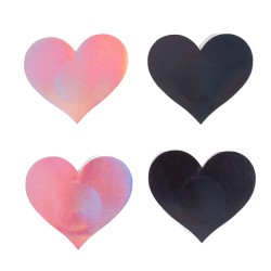 CACHES TETONS NIPPIES WOW BOOBS EN COEUR 2 PAIRES DE SECRET PLAY