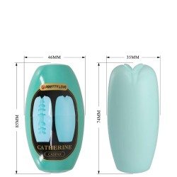 OEUF MASTURBATEUR VERT TURQUOISE CATHERIN CASPAR DE PRETTY LOVE