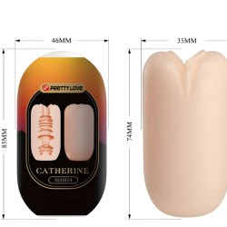 Masturbateurs OEUF MASTURBATEUR CORAIL CATHERINE MASHA DE PRETTY LOVE