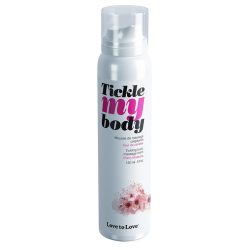 Bien Etre MOUSSE DE MASSAGE TICKLE MY BODY PARFUM FLEUR DE CERISIER DE LOVE TO LOVE