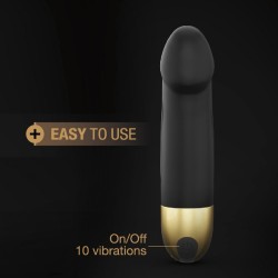 Love toys REAL VIBRATION S 2.0 RECHARGEABLE Noir & Or DE DORCEL