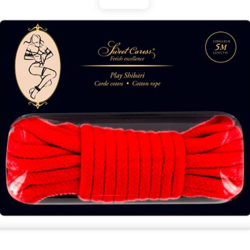 CORDE "PLAY SHIBARI" ROUGE DE "SWEET CARESS"