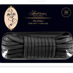 Accessoires CORDE PLAY SHIBARI NOIRE 10 M DE SWEET CARESS