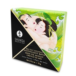 Bien Etre SEL DE BAIN DE MINUIT DE "SHUNGA" parfum fleur de lotus